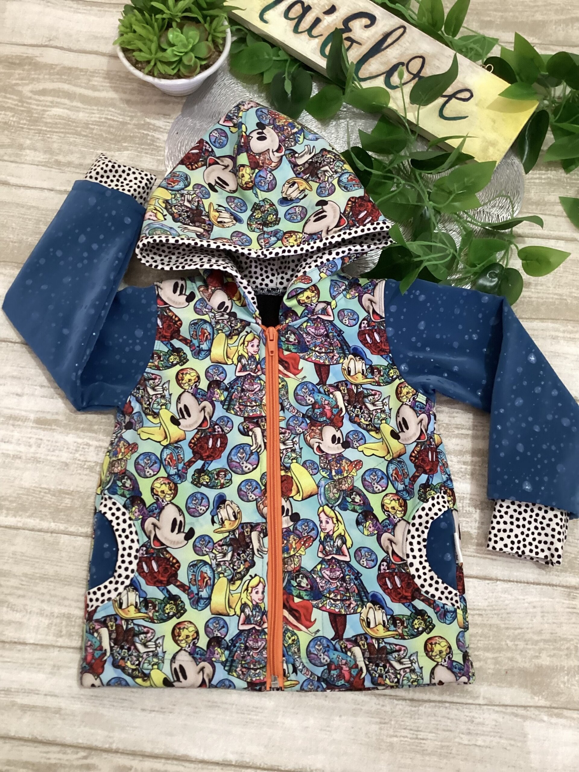 Chaqueta de softshell. Talla 2. Disney mix + azul - 3
