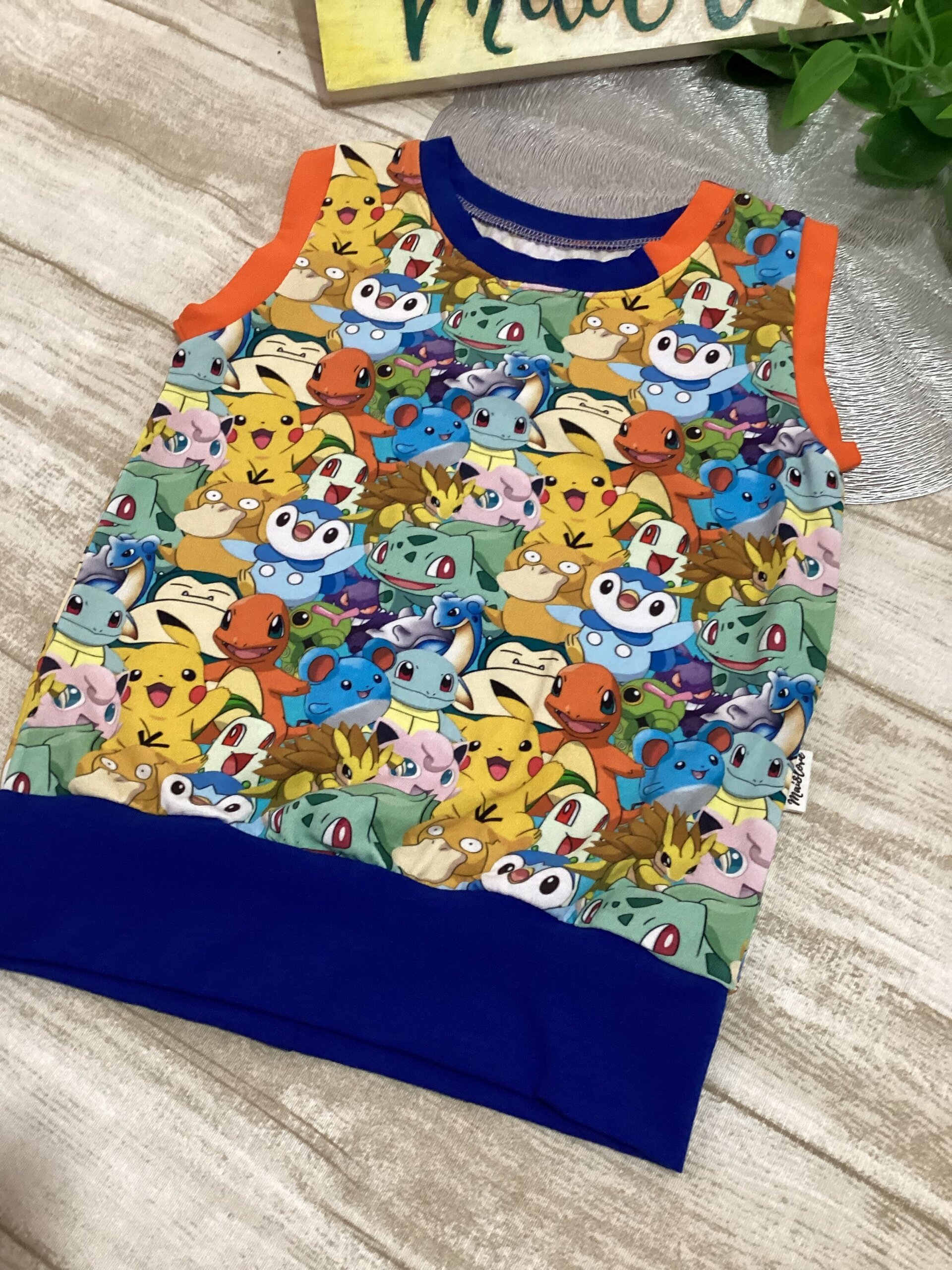 Camiseta 3/6 años. Tirantes. Pokemon mix. - 2