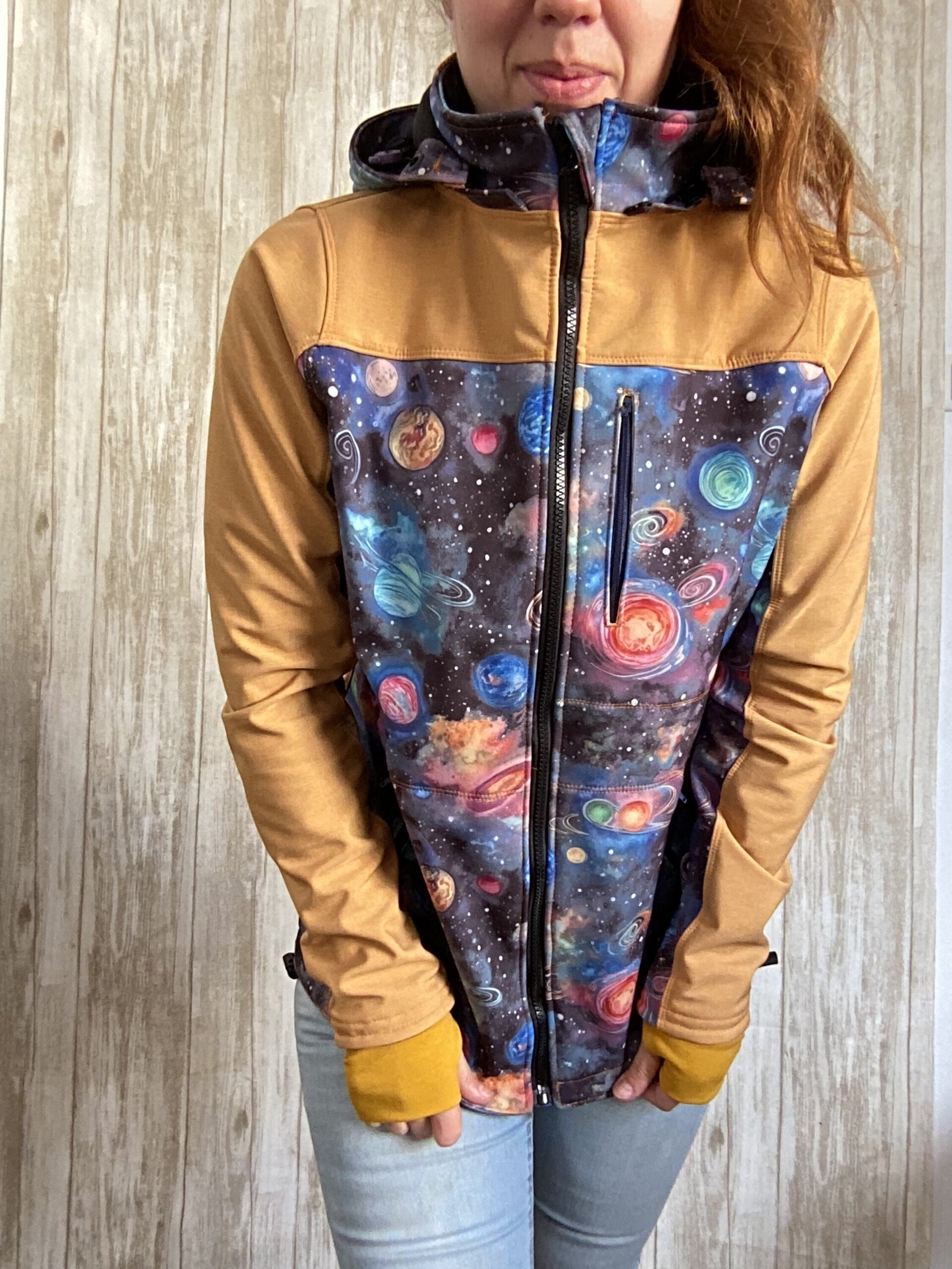 Chaqueta de softshell talla M. Planetas y espacio. - 5