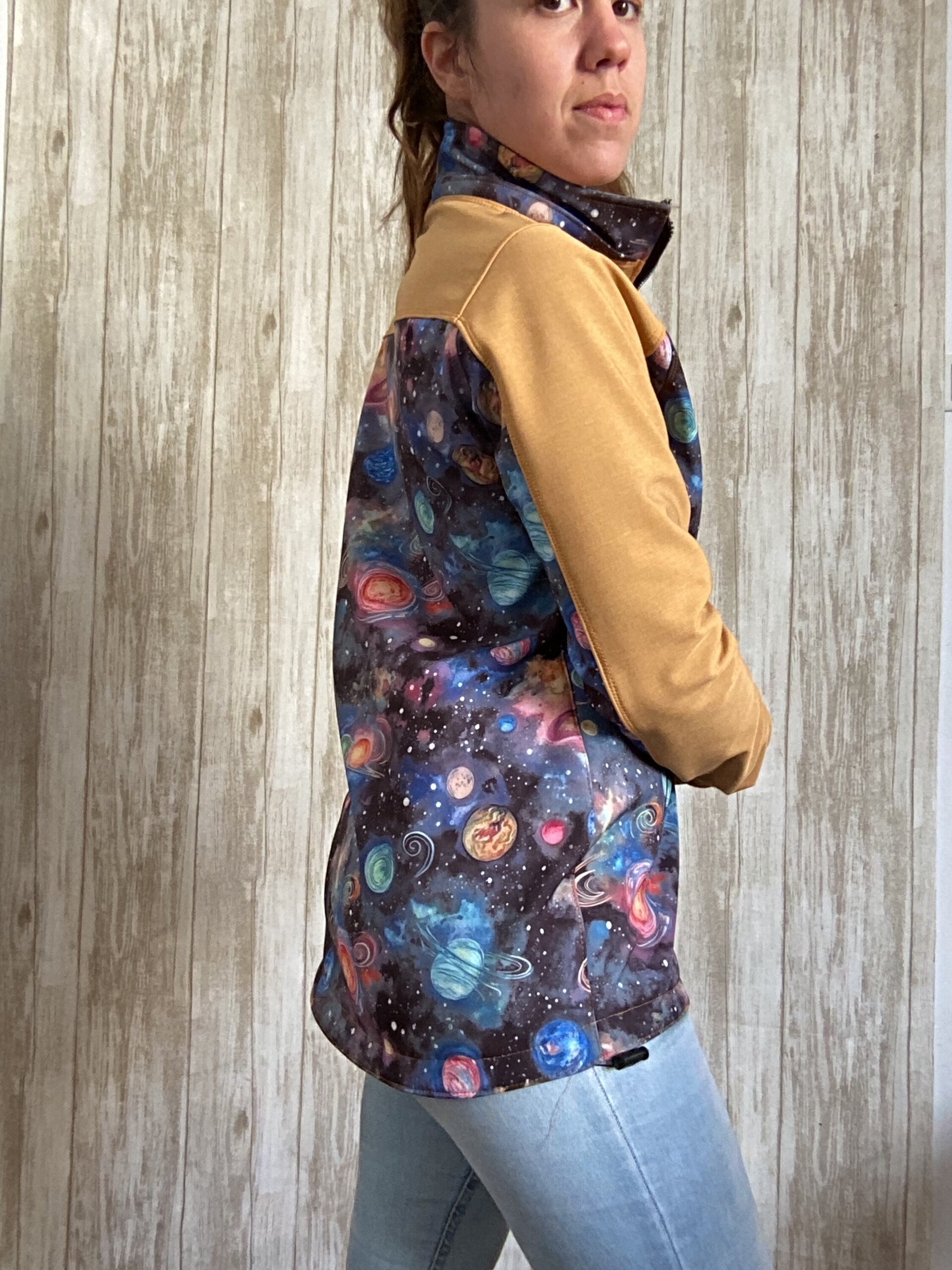 Chaqueta de softshell talla M. Planetas y espacio. - 3
