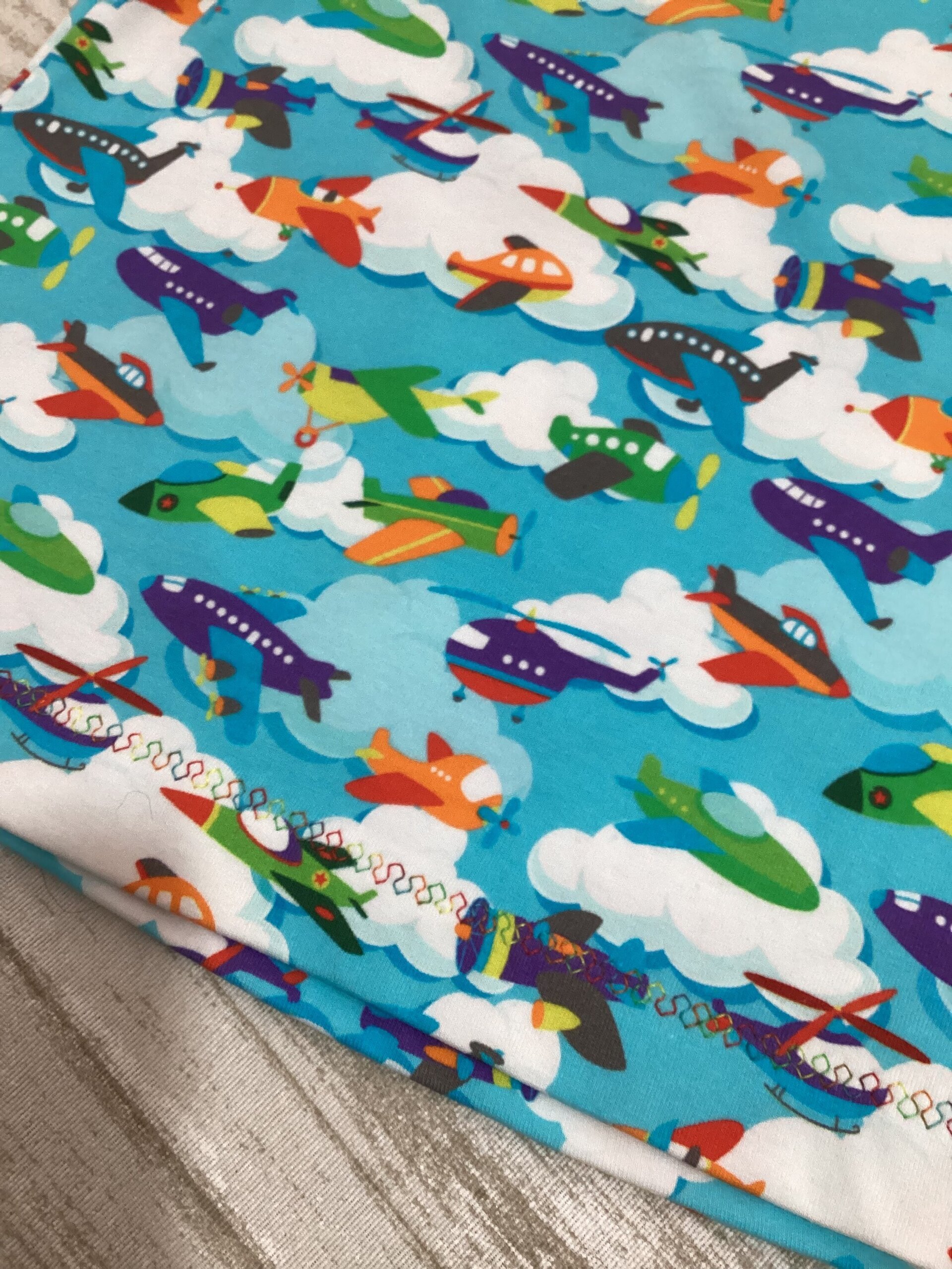 Camiseta 3/12 meses. Manga corta. Aviones y naranja. - 2