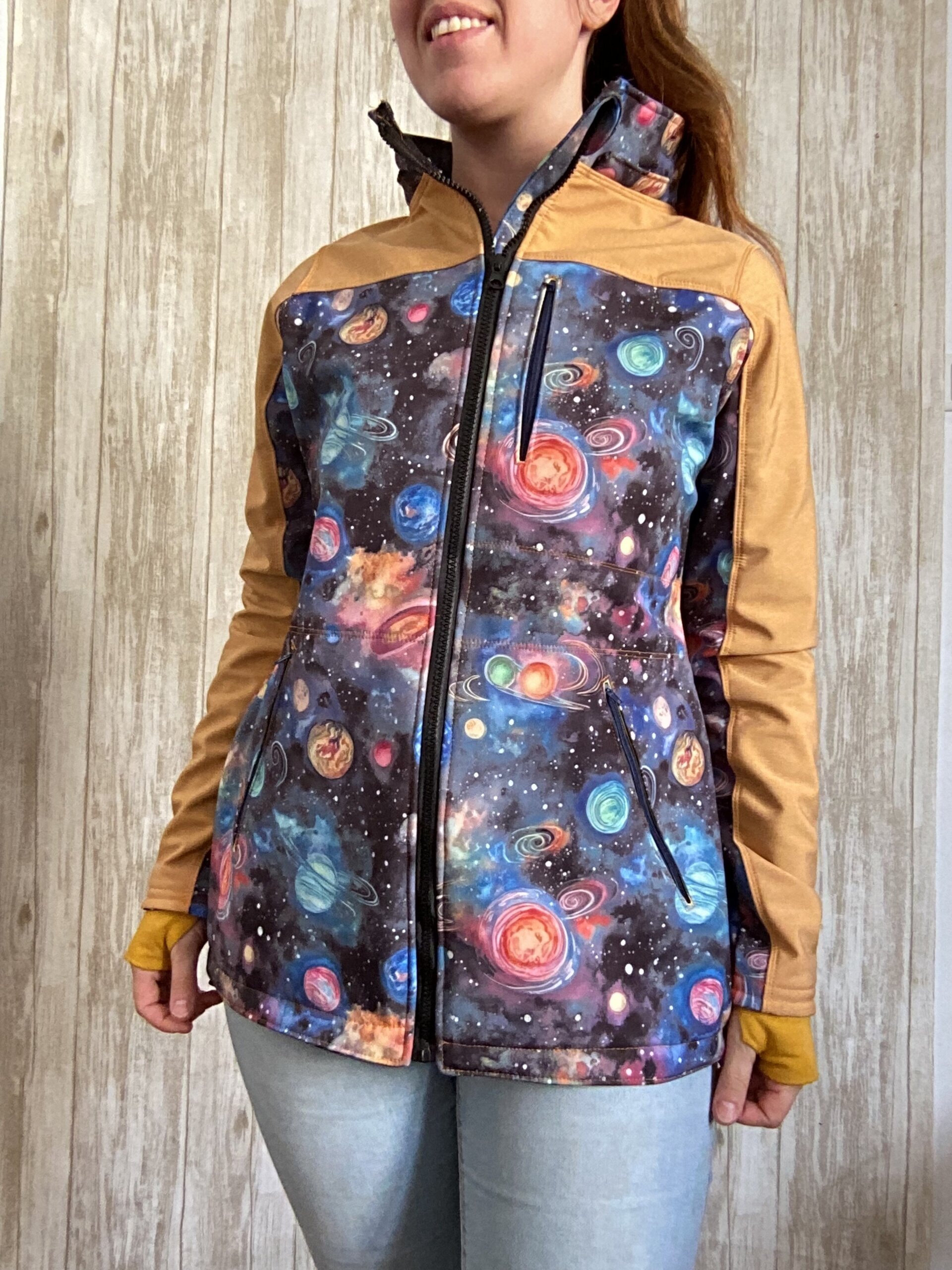 Chaqueta de softshell talla M. Planetas y espacio. - 8
